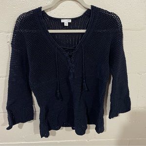 J.Jill crochet top!